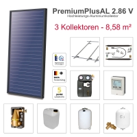 Solarbayer Plus AL Solarpaket 3 - Ziegel Gesamtfläche Brutto 8,58 m2 vertikal