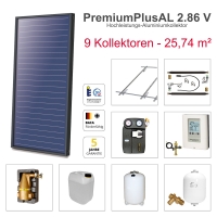 Solarbayer Plus AL Solarpaket 9 - Biber Gesamtfläche Brutto 25,74 m2 vertikal