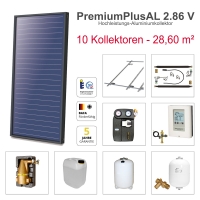 Solarbayer Plus AL Solarpaket 10  Ziegel Gesamtfläche Brutto 28,60 m2 vertikal