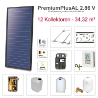 Solarbayer Plus AL Solarpaket 12  Ziegel Gesamtfläche Brutto 34,32 m2 vertikal