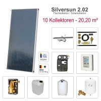 Solarbayer Silversun Solarpaket 10  Gesamtfläche Brutto: 20,20 m2