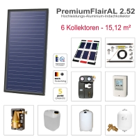 Solarbayer FlairAL Indach-Solarpaket 6 2-reihig, Gesamtfläche Brutto: 15,12 m2
