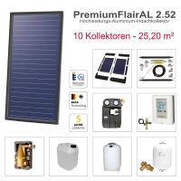Solarbayer FlairAL Indach-Solarpaket 10 1-reihig, Gesamtfläche Brutto: 25,20 m2