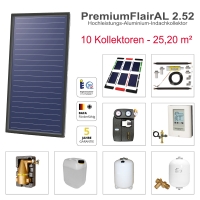 Solarbayer FlairAL Indach-Solarpaket 10 2-reihig, Gesamtfläche Brutto: 25,20 m2