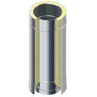 Außenkamin Rohrelement 200/1000/0,5mm Länge: 1000 mm, Effektivlänge: 950 mm